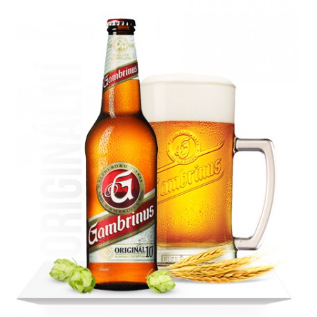 Gambrinus Original 10 (20 x 0,5 l bottled)