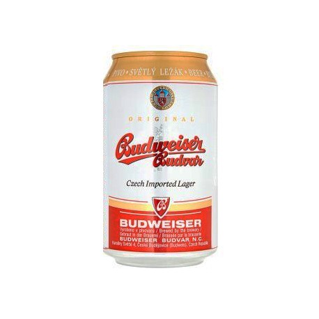 Budweiser Budvar B:Original (24 x 0,33 l plechovkové)