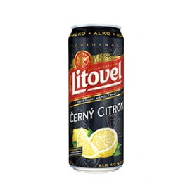 Litovel Černý Citron (24 x 0,5 l plechovkové)