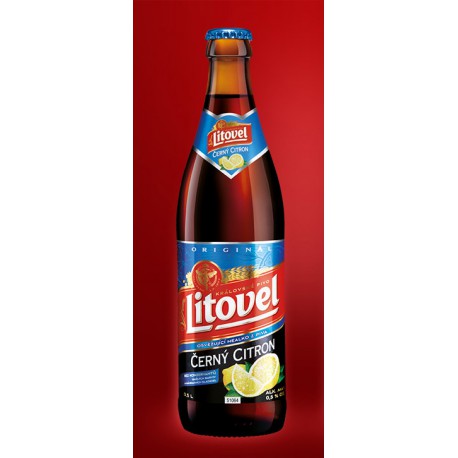 Litovel Černý Citron Free (20 x 0,5 l lahvové)