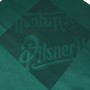 Pilsner Urquell tablecloth small jacquard green