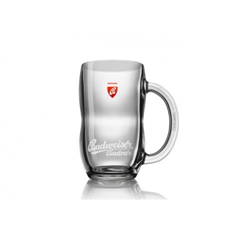 Budweiser glass pitcher Original 0,5 l with a handle