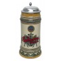 Tankard Budweise Budvar 0,4 l with a pewter lid