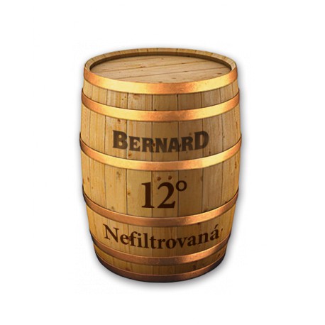 Bernard Nefiltrovaný ležák 12° (50 l sudové)