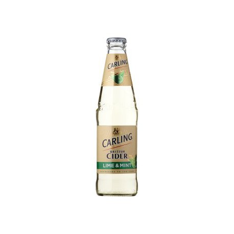 Carling Cider Lime & Mint (24 x 0.33 l bottled)