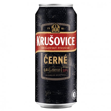 Krušovice Černé (24 x 0.4 l plechovkové)