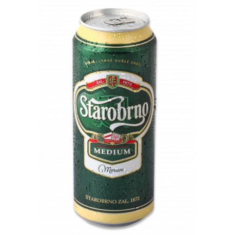 Starobrno Medium (24 x 0.4 l canned)