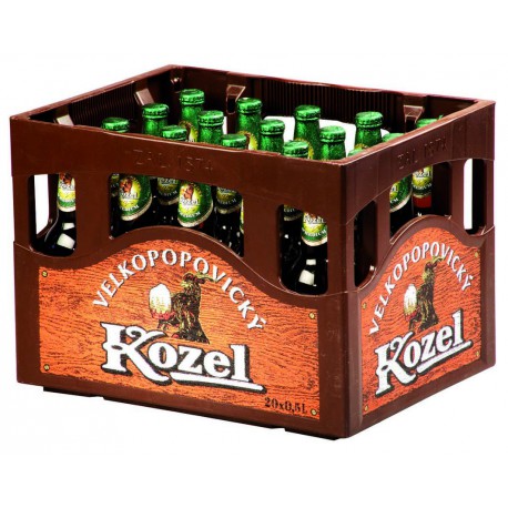 Velkopopovický Kozel 11 (20 x 0,5 l lahvové)