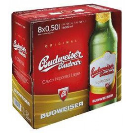 Budweiser Budvar B:Original (8 x 0.5 l lahvové)