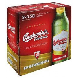 Budweiser Budvar B:Original (8 x 0.5 l bottled)