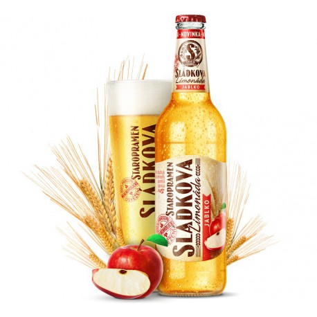 Staropramen Brewers´ lemonade Apple (20 x 0,5 l bottled) 