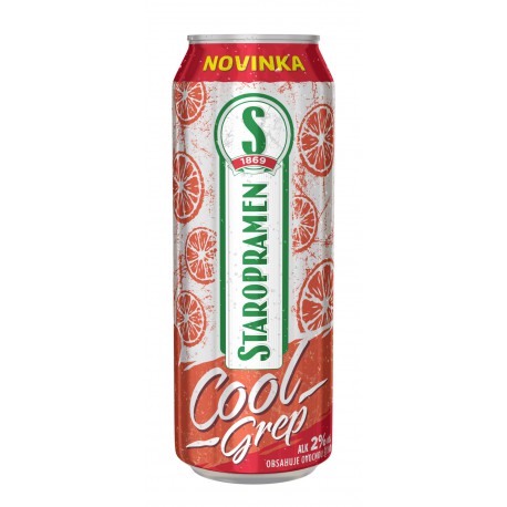 Staropramen Cool Grep (24 x 0,5 l plechovkové) 
