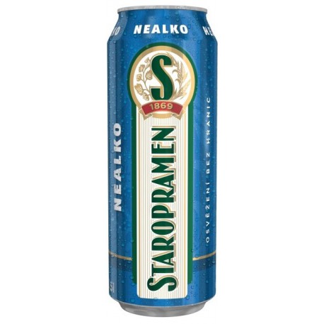 Staropramen Non-alcoholic (24 x 0,5 l canned)